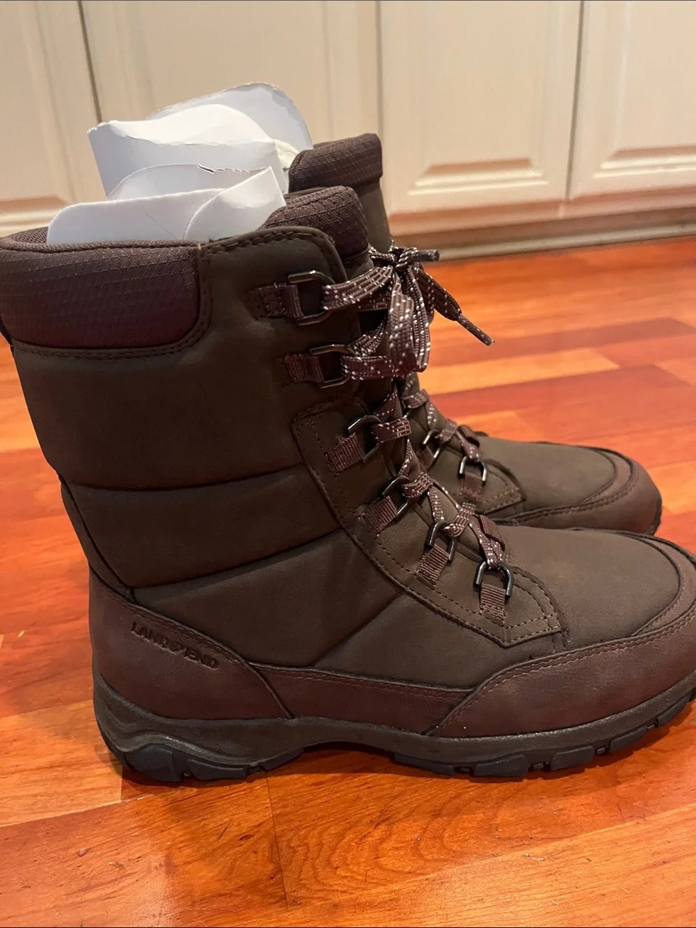 NIB Lands’ End Expedition Trail Waterproof Snow Boots